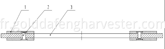 Friction plate rivete